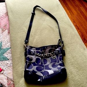 Navy Crossbody Coach bag